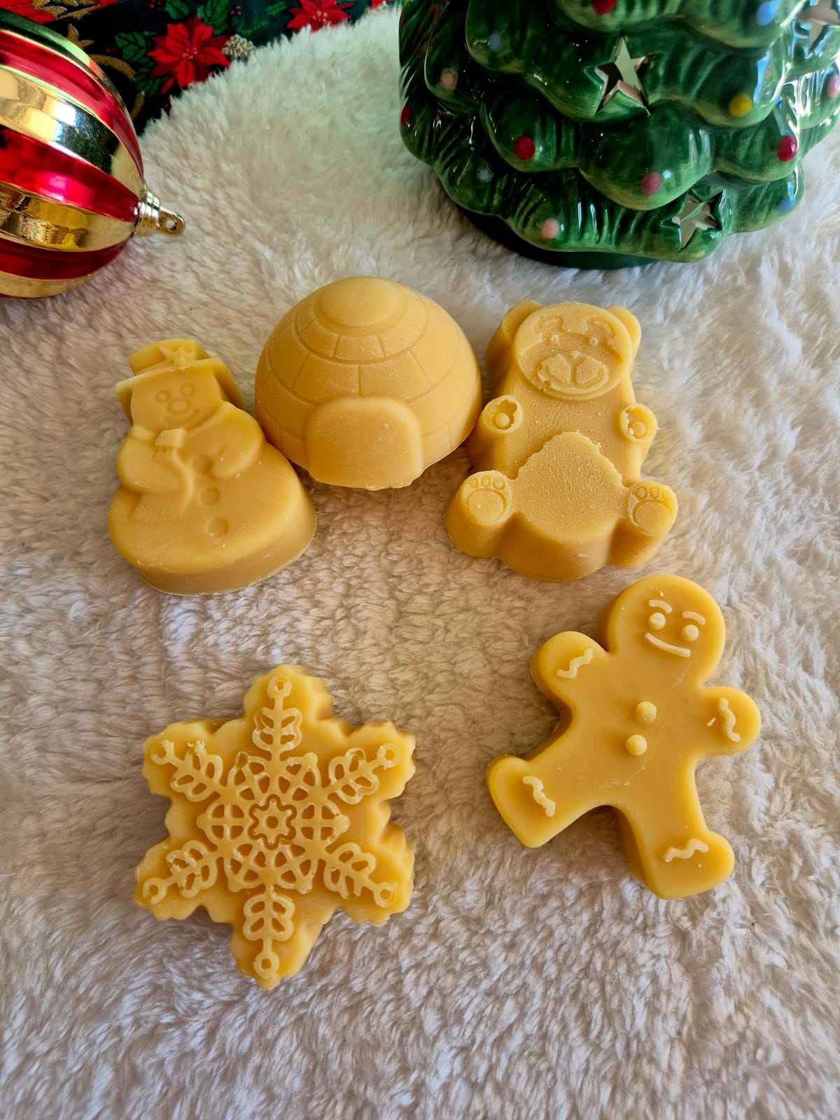 Savon le miel Savoie forme Noel