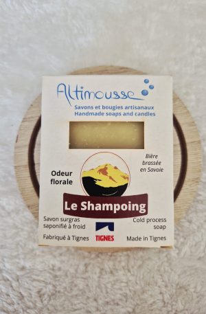 shampoing solide saponifié à froid